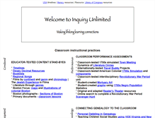 Tablet Screenshot of inquiryunlimited.org